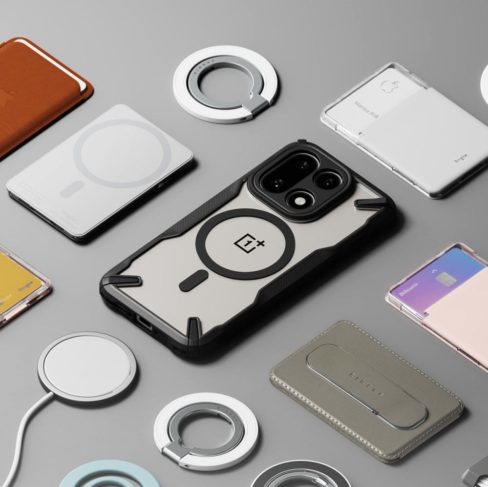 Citas preces Ringke Ringke Fusion X Magnetic MagSafe Case for OnePlus 15 - Clear Black