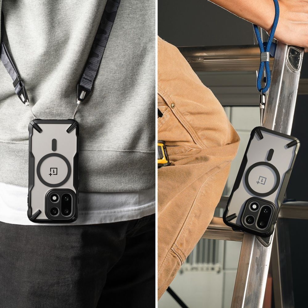 Citas preces Ringke Ringke Fusion X Magnetic MagSafe Case for OnePlus 15 - Clear Black