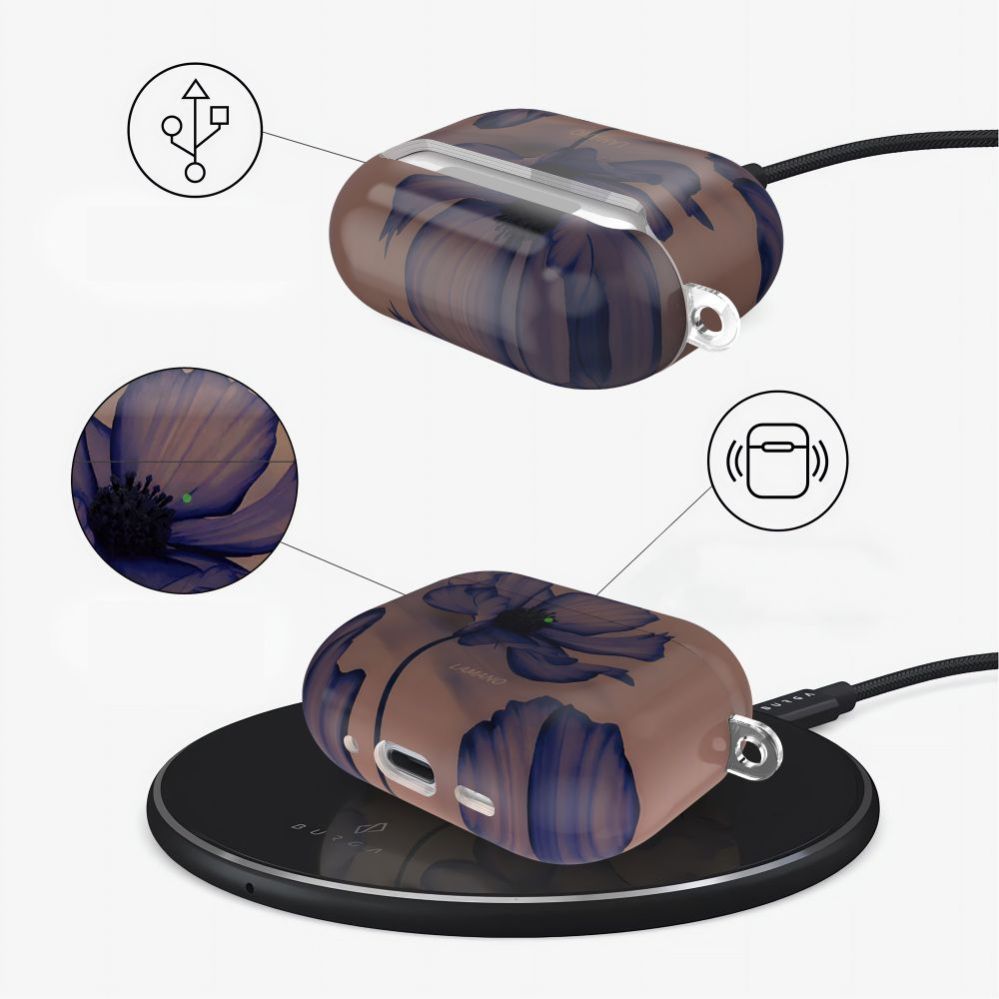 Muud kaubad Tech-Protect Tech-Protect Lamano case for AirPods Pro 1 / 2 - brown-purple