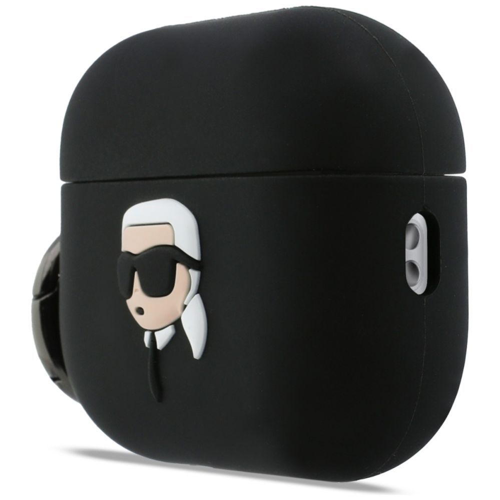 Muud kaubad Karl Lagerfeld Karl Lagerfeld Silicone Karl Head 3D Case for AirPods Pro 3 - Black