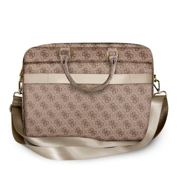 Citas preces Guess Guess 4G Uptown 16" Laptop Bag - Brown