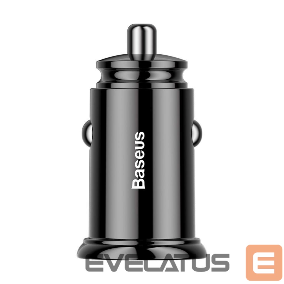 Autolaadijad Baseus Baseus Circular PPS smart car charger with USB Quick Charge 4.0 QC 4.0 and USB-C PD 3.0 SCP ports black (CCALL-YS01)