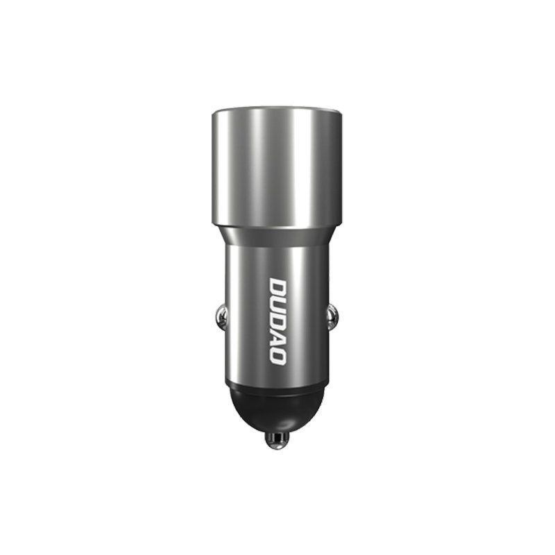 Adaptrid Dudao Dudao USB / USB Car Charger Type C Power Delivery Quick Charge 22.5 W Gray (R4PQ)