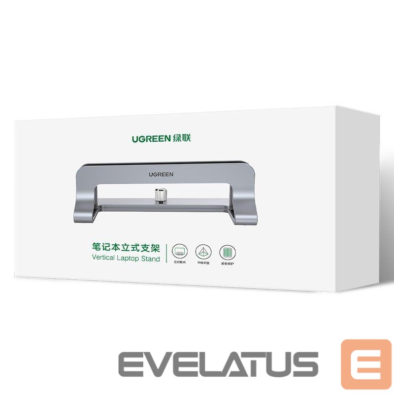 Universal holder (Popsocket) Ugreen Aluminum Vertical Stand Holder Stand for MacBook Laptop Tablet (20471 LP258) Silver