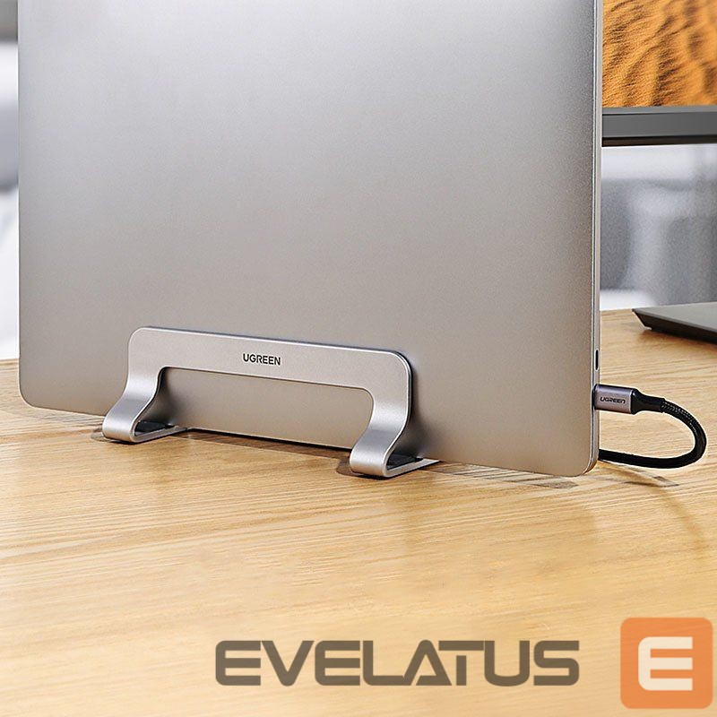 Universal holder (Popsocket) Ugreen Aluminum Vertical Stand Holder Stand for MacBook Laptop Tablet (20471 LP258) Silver