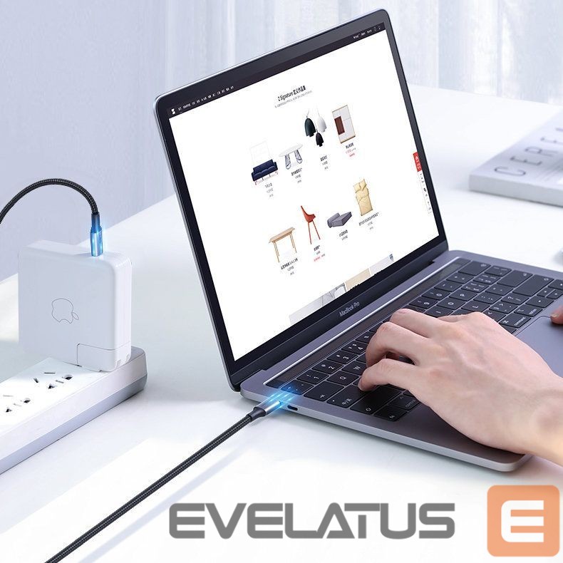 Kaabel Ugreen Ugreen US316 90120 USB-C - USB-C PD QC FCP cable 100W 5A 480Mb/s 3m - gray