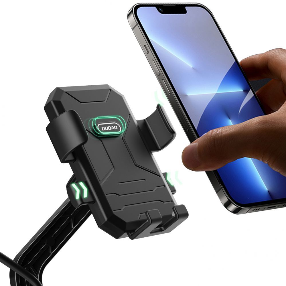 Auto holder Dudao Dudao F7C+ bicycle / motorcycle phone holder - black