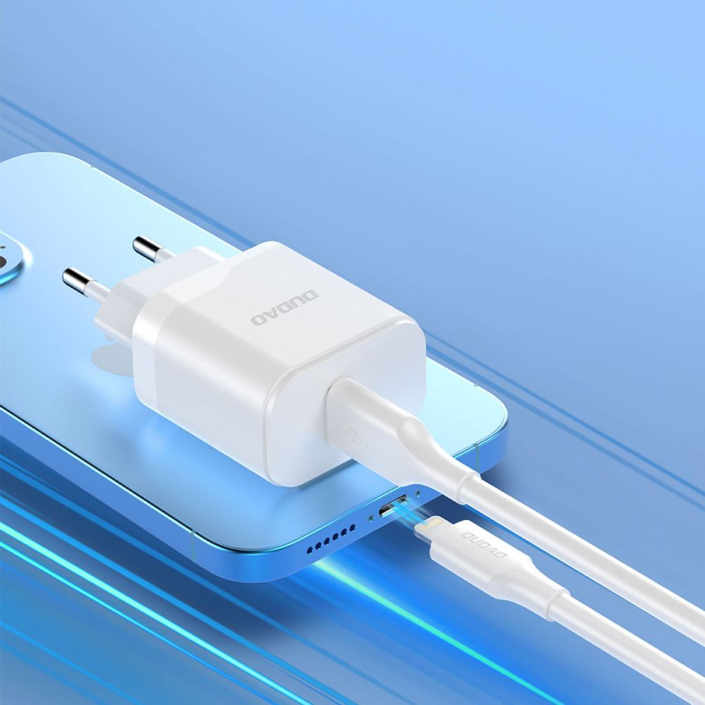 Adaptrid Dudao USB-A (male) || USB-A (female) || USB-C (męski) \ z kablem USB-C