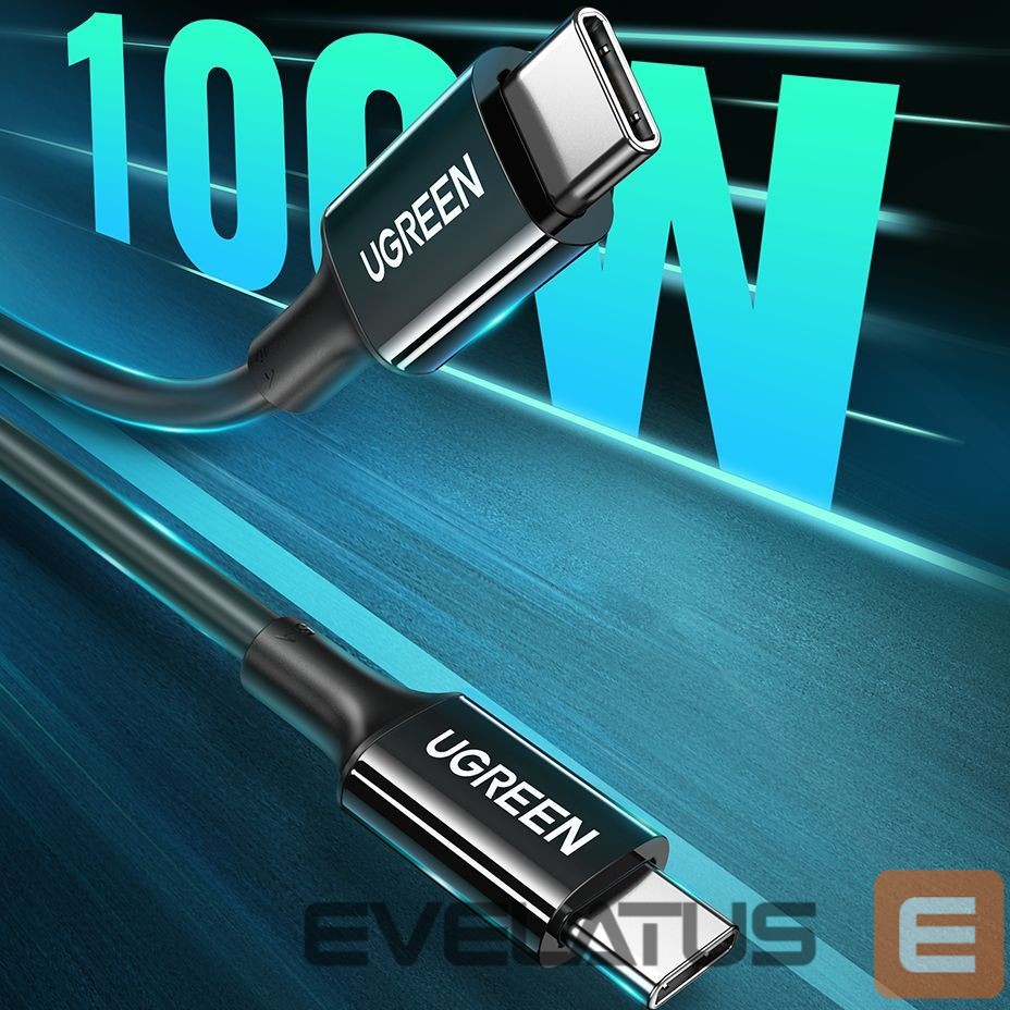 Cable Ugreen US300 USB-C / USB-C cable 480Mb/s 5A 1m Black