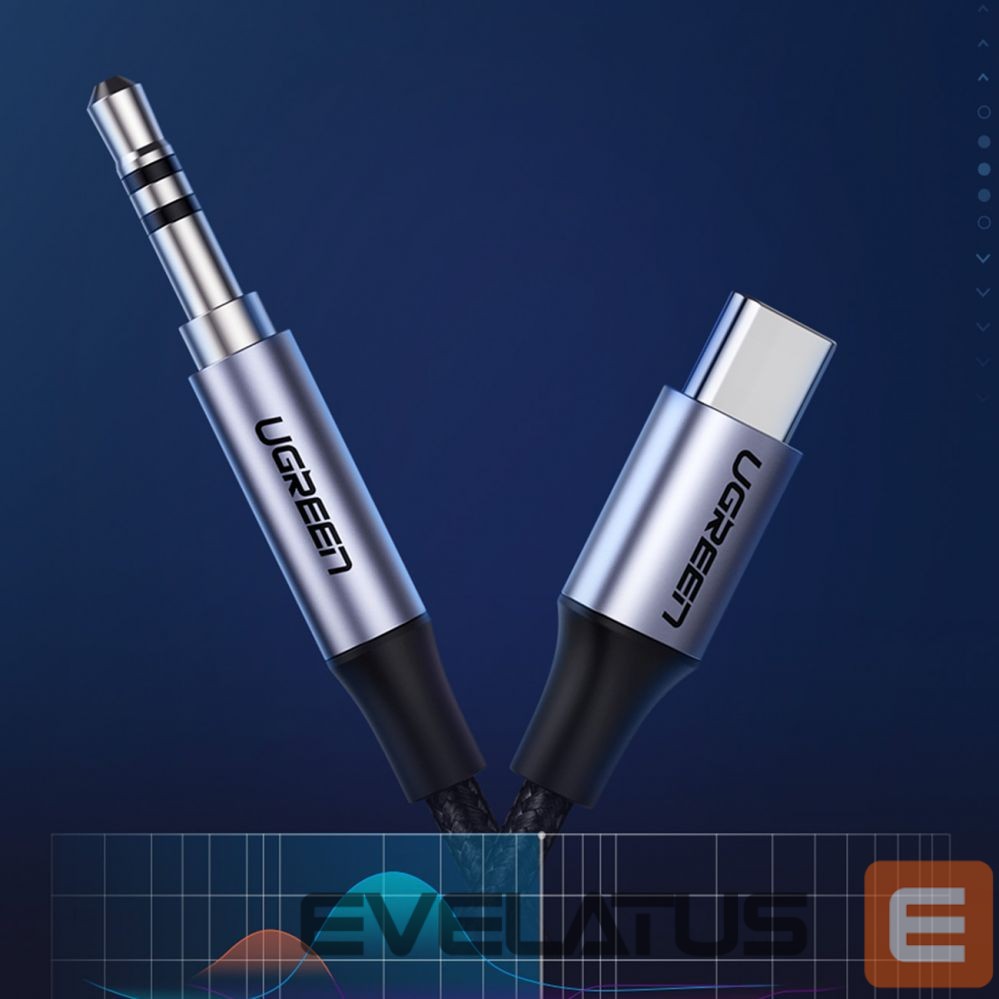 Cable Ugreen cable USB C - mini jack 3.5mm 1m (AV143) Grey