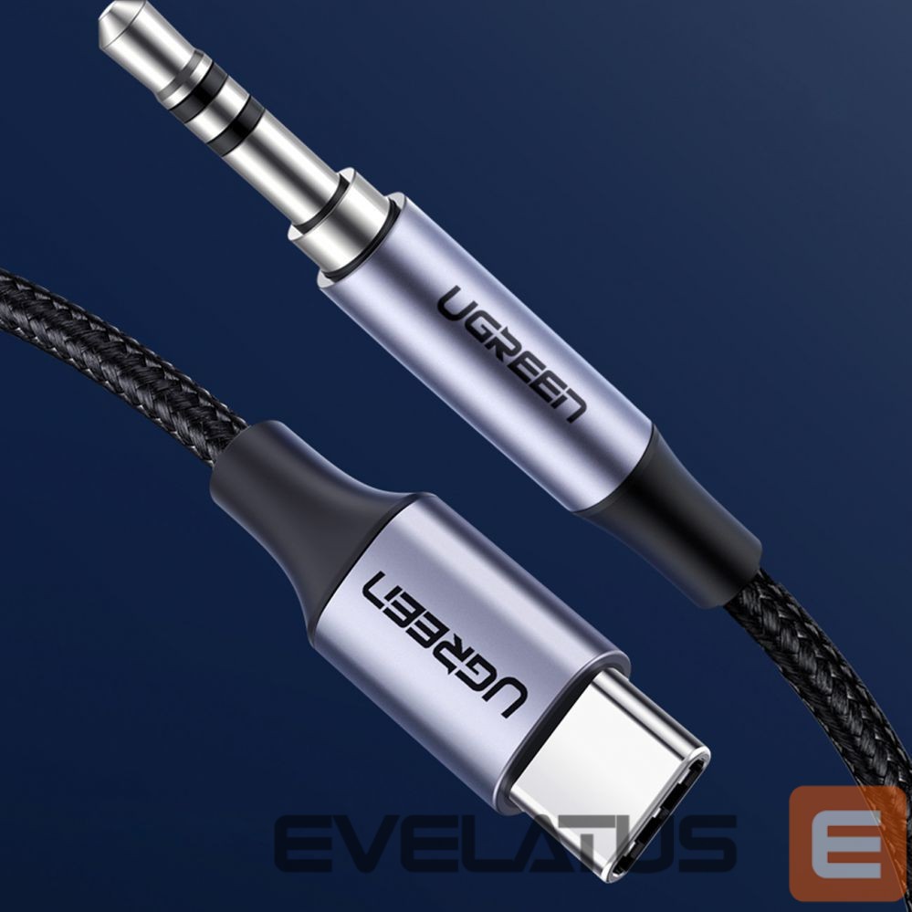Cable Ugreen cable USB C - mini jack 3.5mm 1m (AV143) Grey