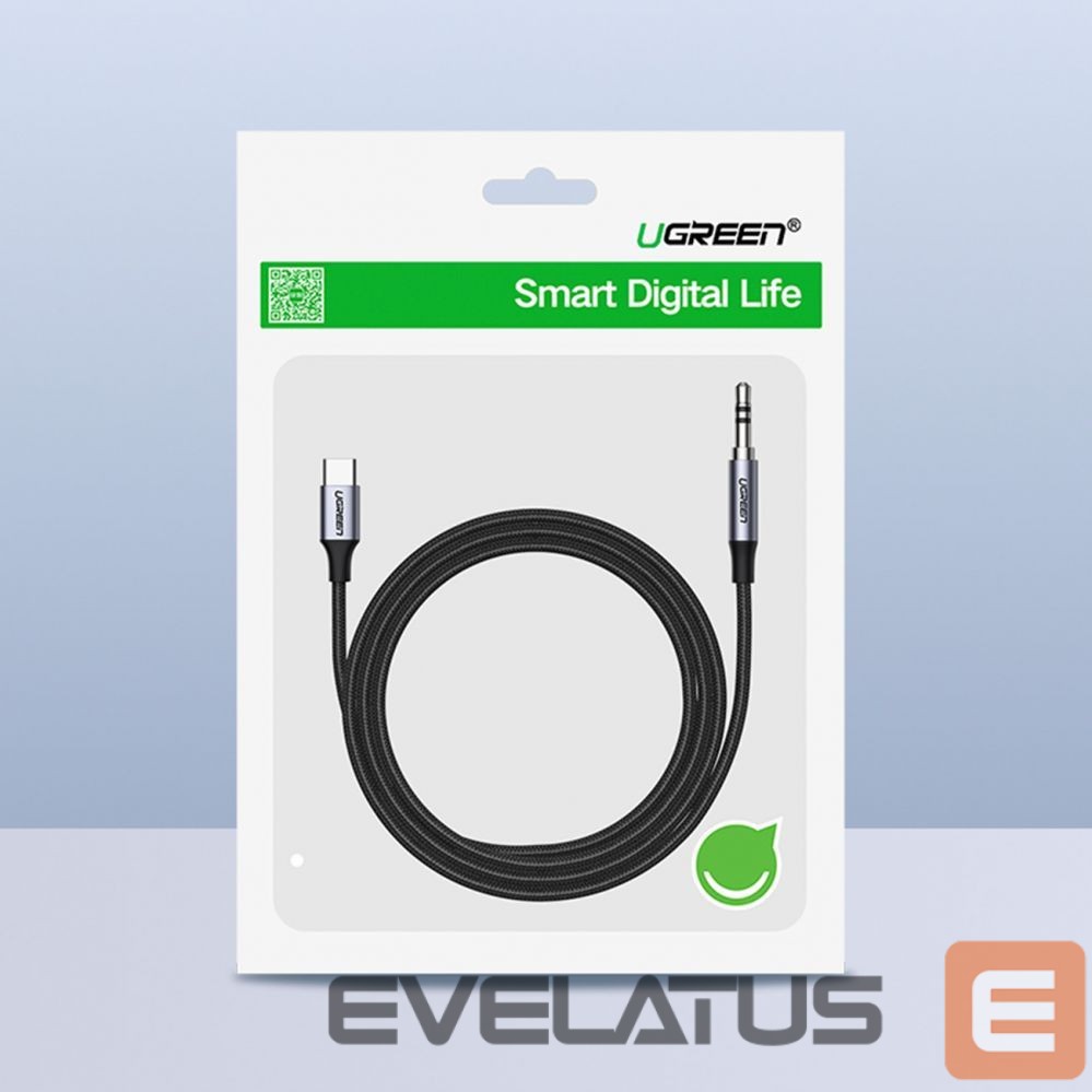 Cable Ugreen cable USB C - mini jack 3.5mm 1m (AV143) Grey