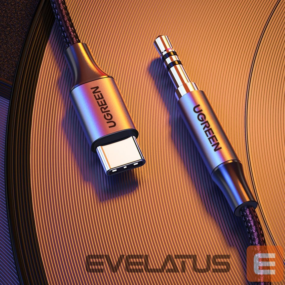 Cable Ugreen cable USB C - mini jack 3.5mm 1m (AV143) Grey