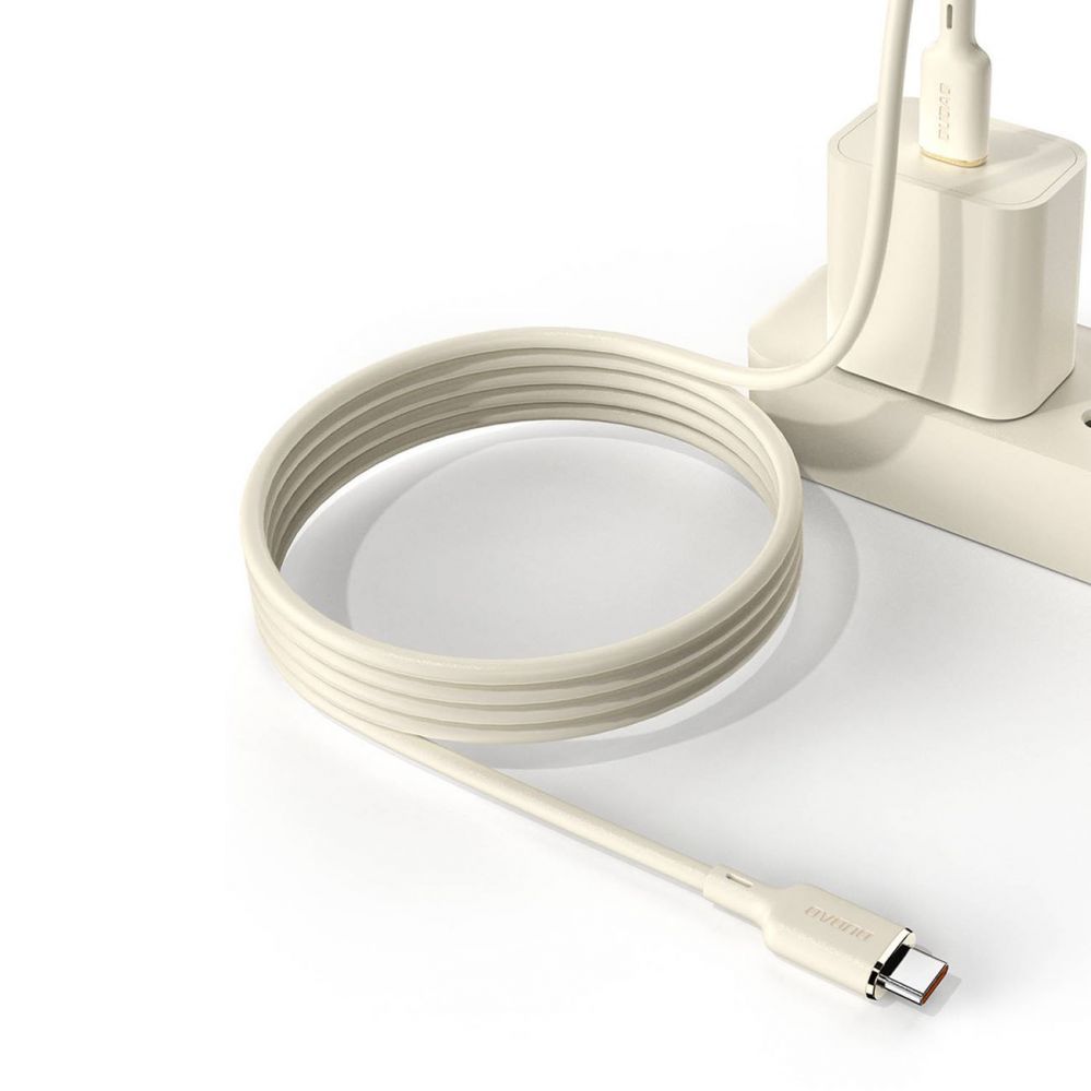 Muu telefoni lisavarustus Dudao Dudao L7SF 2in1 cable USB-C - USB-C / Lightning 100W 1.2m - beige