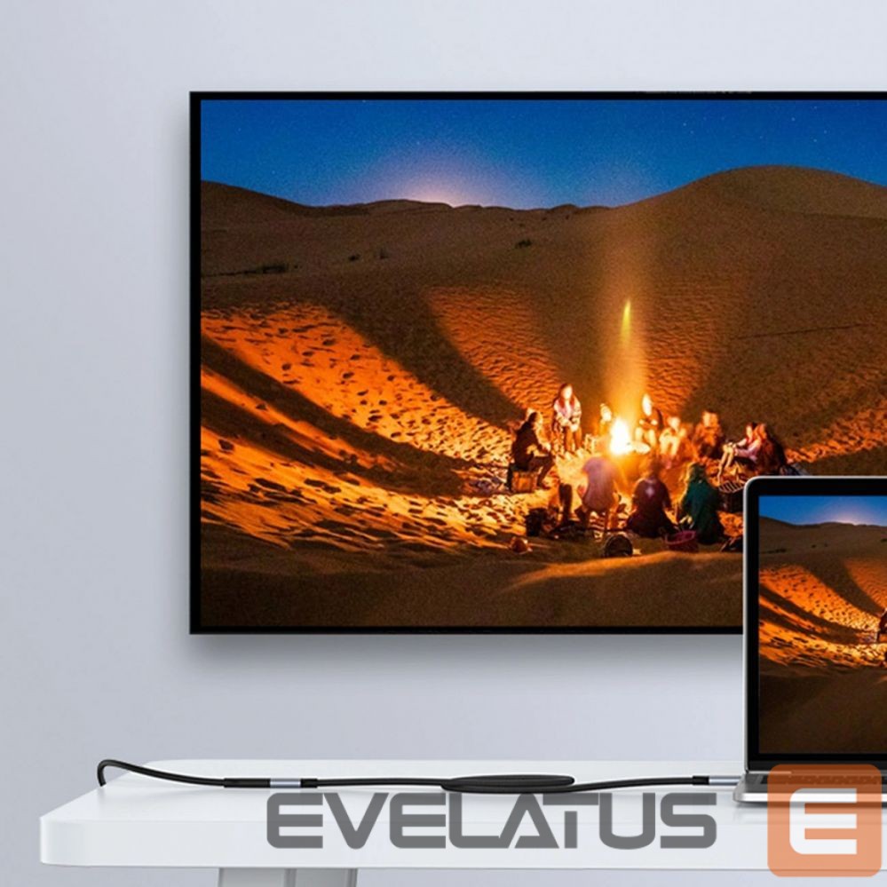 Kaabel Ugreen Ugreen US372 80810 USB-C - USB-C PD QC cable 100W 5A 10Gbps 0.5m - gray