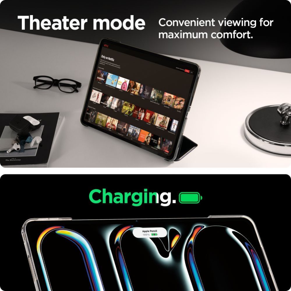 Чехол на заднюю панель Spigen Spigen Smart Fold iPad Pro 13" 2024 Case - Black