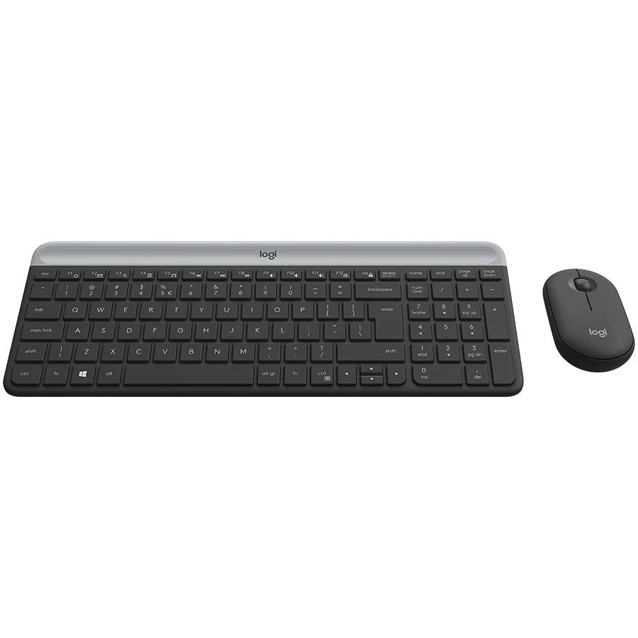 Computer keyboard Logitech LOGITECH MK470 Slim Wireless Combo - GRAPHITE - US INT'L
