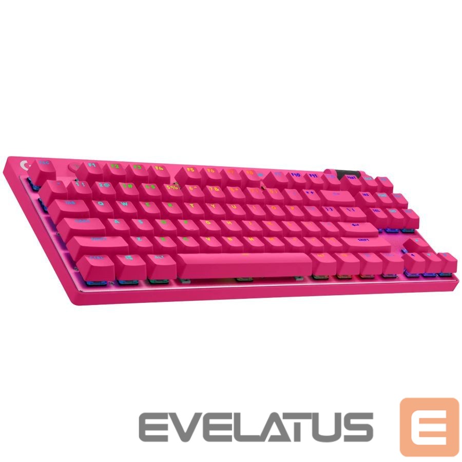 Computer keyboard Logitech LOGITECH G PRO X TKL LIGHTSPEED Mechanical Gaming Keyboard - MAGENTA - US INT'l - TACTILE