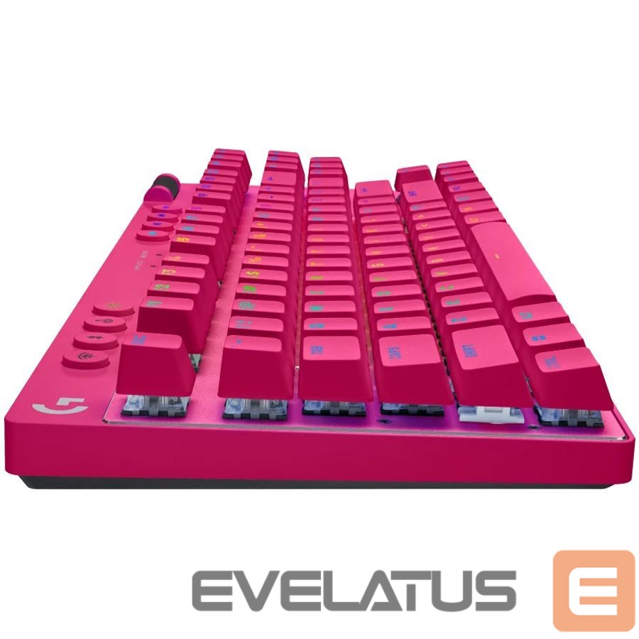 Computer keyboard Logitech LOGITECH G PRO X TKL LIGHTSPEED Mechanical Gaming Keyboard - MAGENTA - US INT'l - TACTILE