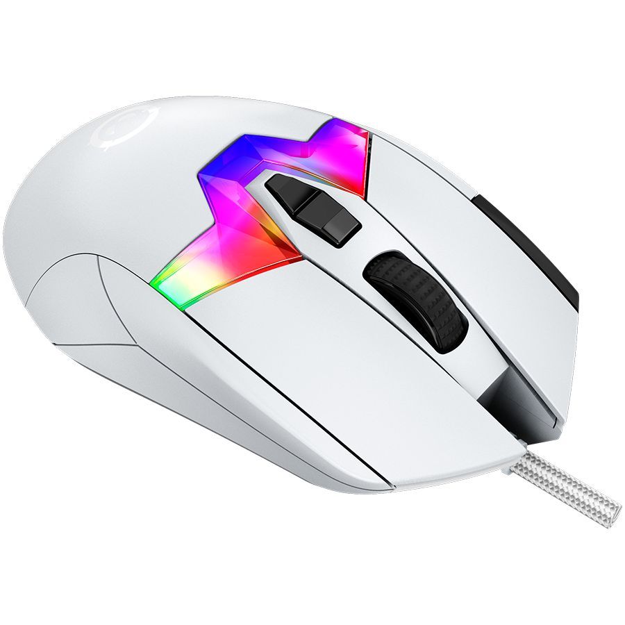 Computer mouse LORGAR LORGAR MSP80, 8000 Hz Gaming Mouse Pro, White