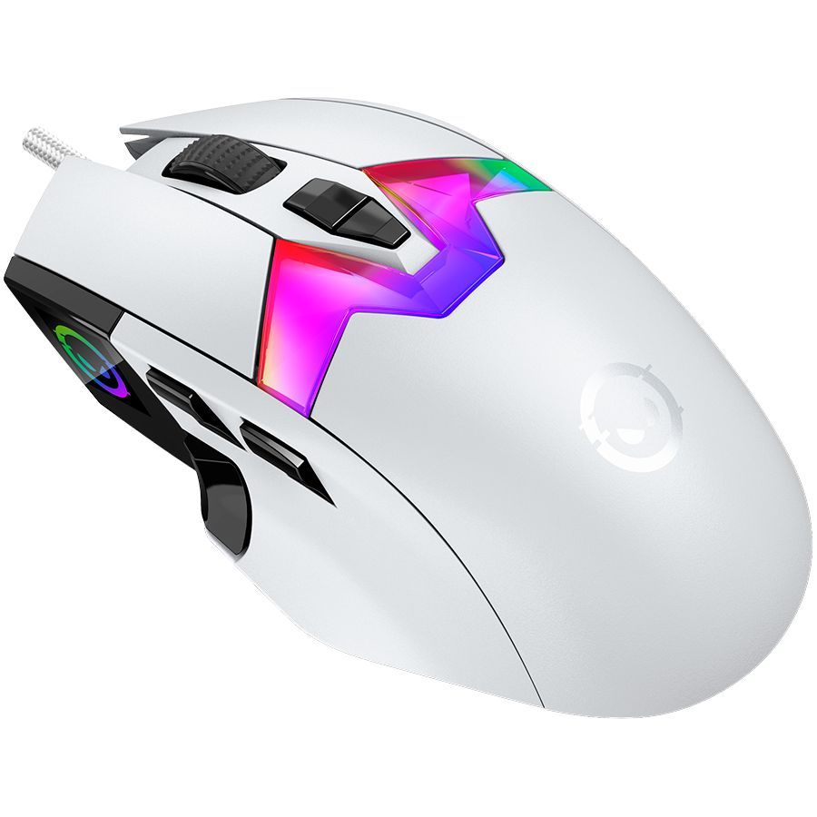 Computer mouse LORGAR LORGAR MSP80, 8000 Hz Gaming Mouse Pro, White