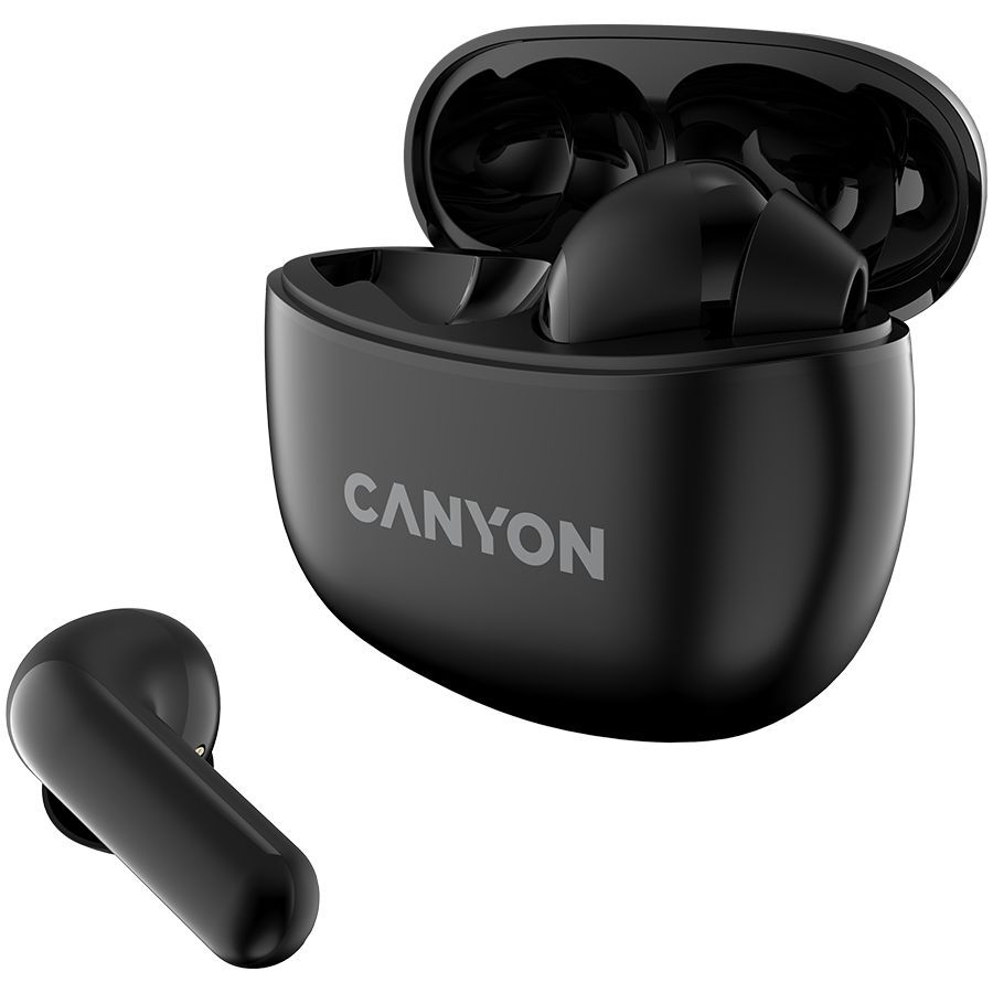Juhtmevabad kõrvaklapid Canyon CANYON headset TWS-5 Black