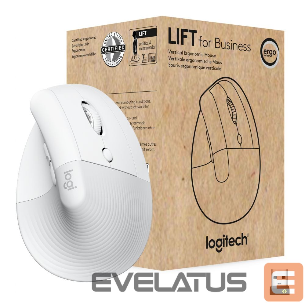 Arvutitarvikud Logitech LOGI LIFT FOR BUSINESS - OFF-WHITE
