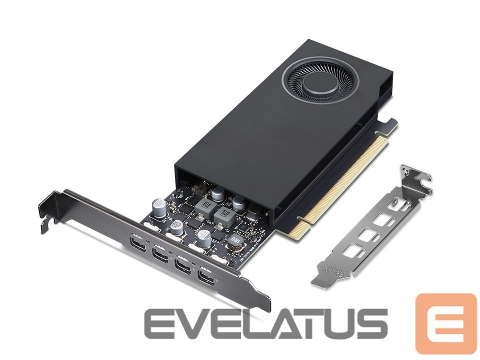 Graafikakaart / ideokaardid Lenovo NVIDIA RTX A1000 8GB mini-DP*4 GDDR6 Graphics card |