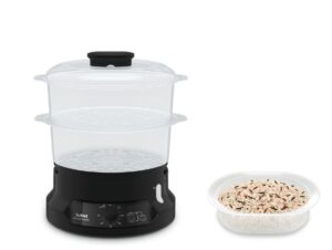 Другая малая бытовая техника TEFAL  Food Steamer VC139810	 Black, 800 W, Capacity 6 L, Number of baskets 2 