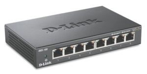 Serveru  - Citi piederumi D-link  Switch DGS-108/E	 Unmanaged, Desktop, 1 Gbps (RJ-45) ports quantity 8 