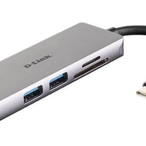 Ruuterid D-link  5-in-1 USB-C  Hub with HDMI and SD/microSD Card Reader DUB-M530	 0.11 m 