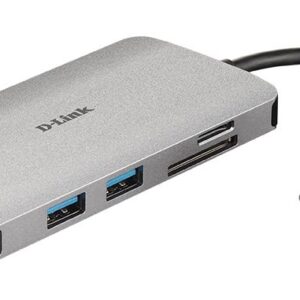 Ruuterid D-link  8-in-1 USB-C Hub with HDMI/Ethernet/Card Reader/Power Delivery DUB-M810	 0.15 m 