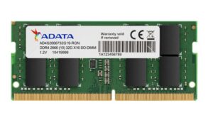 RAM DDR4 ADATA  Premier DDR4 RAM 8 GB, SO-DIMM, 2666 MHz, Notebook, Registered No, ECC No 