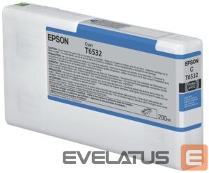 Eksploatacinės medžiagos spausdintuvams EPSON  T6532 Ink Cartridge, Cyan 