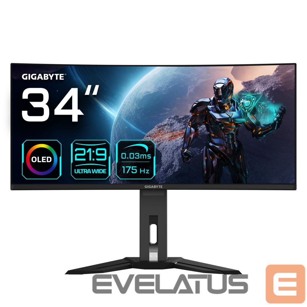 Monitor Gigabyte MONITOR 34" MO34WQC EK
