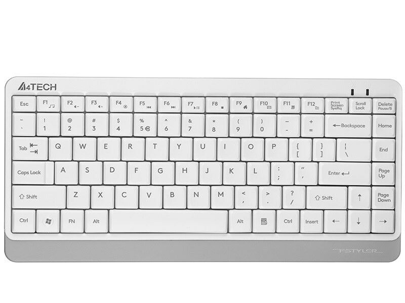 Computer keyboard A4Tech 47119 FStyler FK11 White
