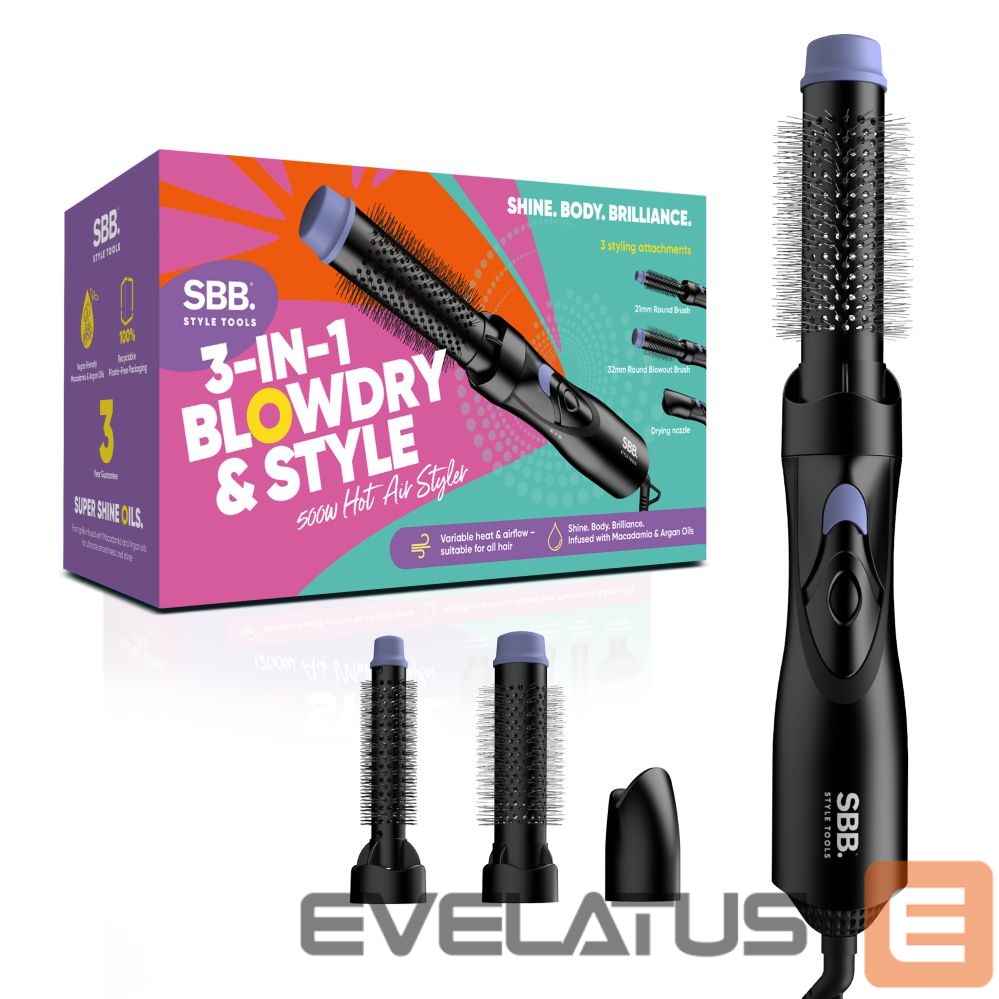 Juuste sirgendaja SBB. SBDR-2000-EU Blow Dry Air Styler