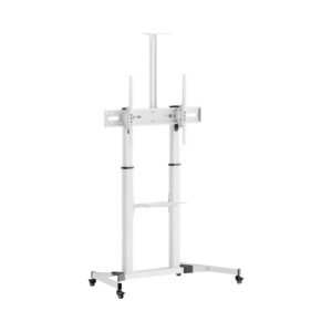 Televizoriaus laikiklis Sbox  FS-3610 Floor Ultra-Large LED TV Stand 60-100" 100kg White 