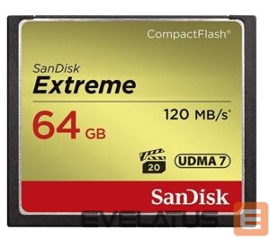 Other Computer Accessory SANDISK BY WESTERN DIGITAL  MEMORY COMPACT FLASH 64GB/SDCFXSB-064G-G46 SANDISK 