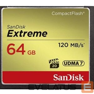 Other Computer Accessory SANDISK BY WESTERN DIGITAL  MEMORY COMPACT FLASH 64GB/SDCFXSB-064G-G46 SANDISK 