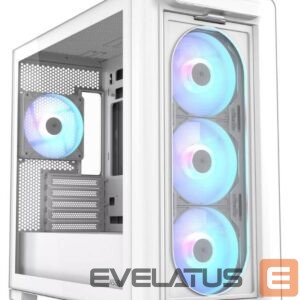 Computer case Asus  Case||A23 PLUS|MidiTower|Case product features Transparent panel|MicroATX|MiniITX|Colour White|A23PLUSTG/ARGBWHITE 