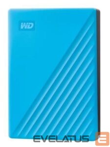 Hard drive HDD Western Digital  External HDD||My Passport|6TB|USB 2.0|USB 3.2|Sky Blue|WDBR9S0060BBL-WESN 
