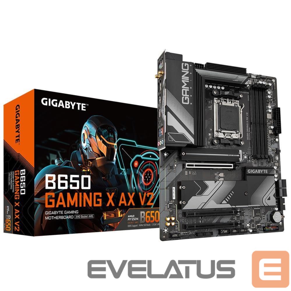 AMD protsessori emaplaat Gigabyte Mainboard||AMD B650|SAM5|ATX|Memory DDR5|Memory slots 4|1xPCI-Express 16x|1xPCI-Express 3.0 1x|3xM.2|1xHDMI|1xDisplayPort|3xUSB 2.0|4xUSB 3.2|1xUSB-C|1xPS/2|1xRJ45|3xAudio port|B650GAMINGXAXV21.2