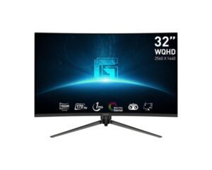 Monitoriai MSI  LCD Monitor||G32CQ5P|32"|Gaming/Curved|Panel VA|2560x1440|16:9|170 ??|Matte|1 ms|Swivel|Height adjustable|Tilt|Colour Black|G32CQ5P 