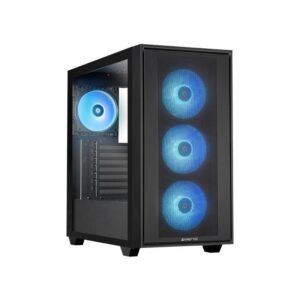 Datoru korpusi Chieftec  Case||HUNTER 3|MidiTower|Case product features Transparent panel|Not included|ATX|EATX|MicroATX|MiniITX|Colour Black|GS-03B-OP 