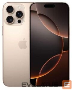 Smartphone Apple  MOBILE PHONE IPHONE 16 PRO MAX/256GB DESERT TITAN MYWX3 