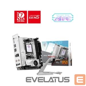AMD protsessori emaplaat MSI  Mainboard||AMD B850|SAM5|Mini-ITX|Memory DDR5|Memory slots 2|MPGB850IEDGETIWIFI 