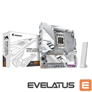 AMD procesoriaus pagrindinė plokštė Gigabyte  Mainboard||AMD B850|SAM5|Micro-ATX|Memory DDR5|Memory slots 4|B850MAELTWF6EICE1.1 