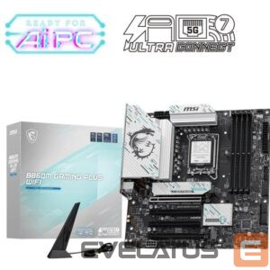 Motherboard for Intel processors MSI  Mainboard||Intel B860 Express|LGA1851|Micro-ATX|Memory DDR5|Memory slots 4|B860MGAMINGPLUSWIFI 