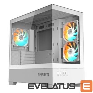 Computer case Gigabyte  Case||GB-C201PI|MidiTower|Case product features Rackmountable/Accessory/Transparent panel|Not included|MicroATX|MiniITX|Colour White|GB-C201PI 